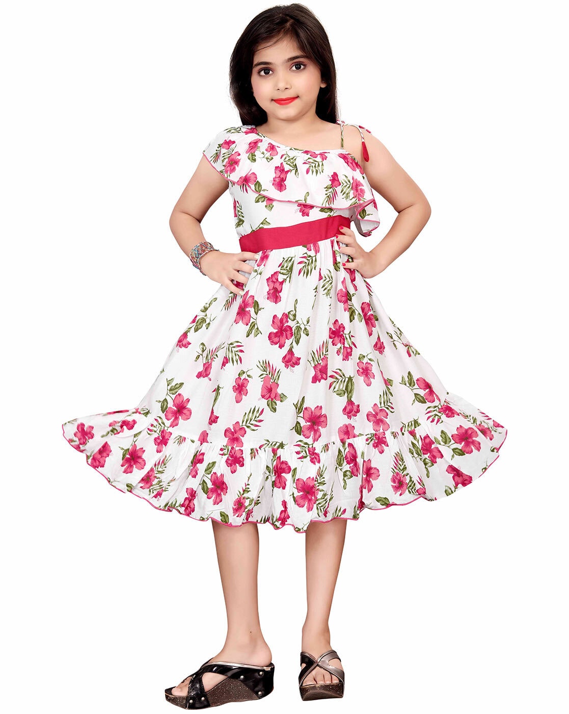 Buy Red Dresses & Frocks for Girls by R K MANIYAR Online | Ajio.com