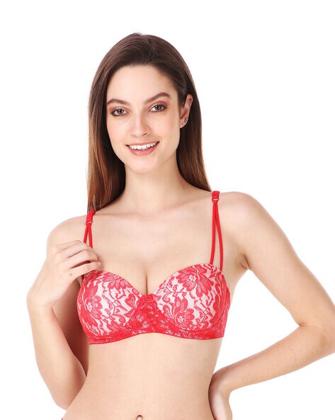 Buy Red Bras for Women by Lotusleaf Online