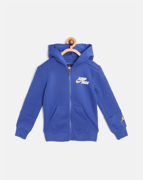 Royal blue nike hot sale zip up hoodie