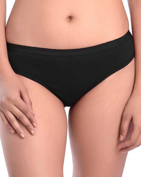 Buy online Black Solid Panty from lingerie for Women by Madam for ₹529 at  24% off