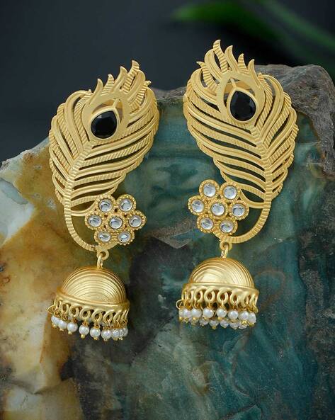 Flipkart.com - Buy SSFJ 1 gram gold combo baby earring set Copper Drops &  Danglers Online at Best Prices in India