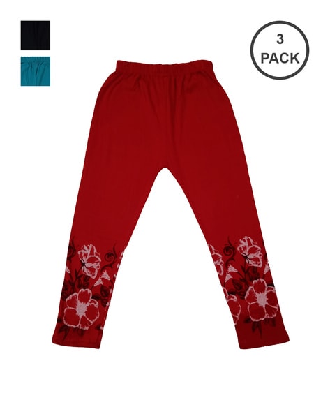 Buy Multicoloured Trousers & Pants for Girls by INDIWEAVES Online