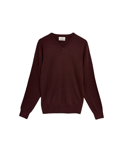 Marks and spencer clearance v neck jumper mens