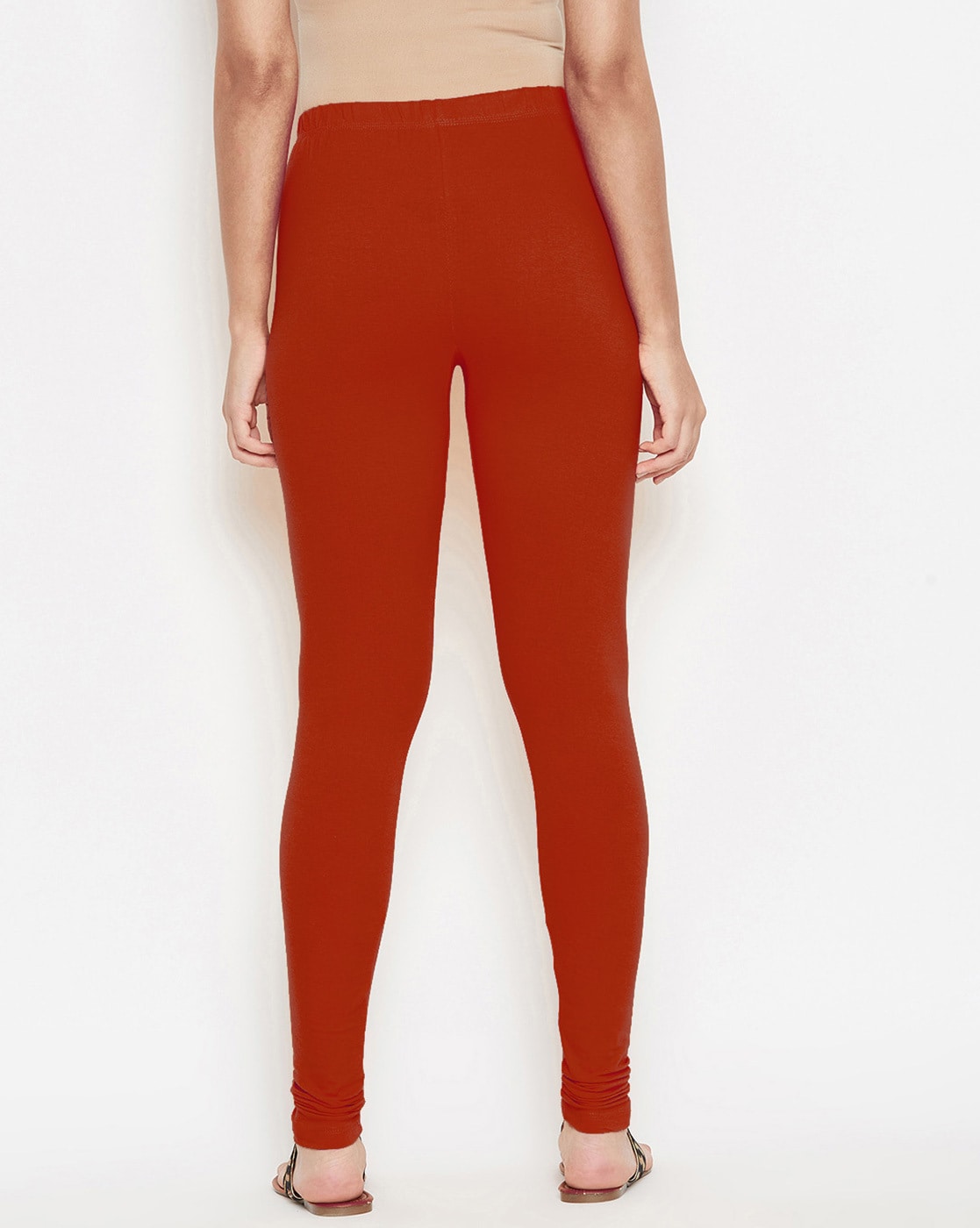Buy Red & Pink Leggings for Women by Bitterlime Online