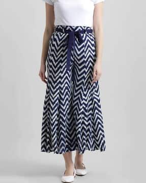 Buy Blue Pants for Women by AZIRA 