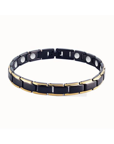 Therapeutic Energy Healing Bracelet Stainless Steel Magnetic Therapy  Bracelet