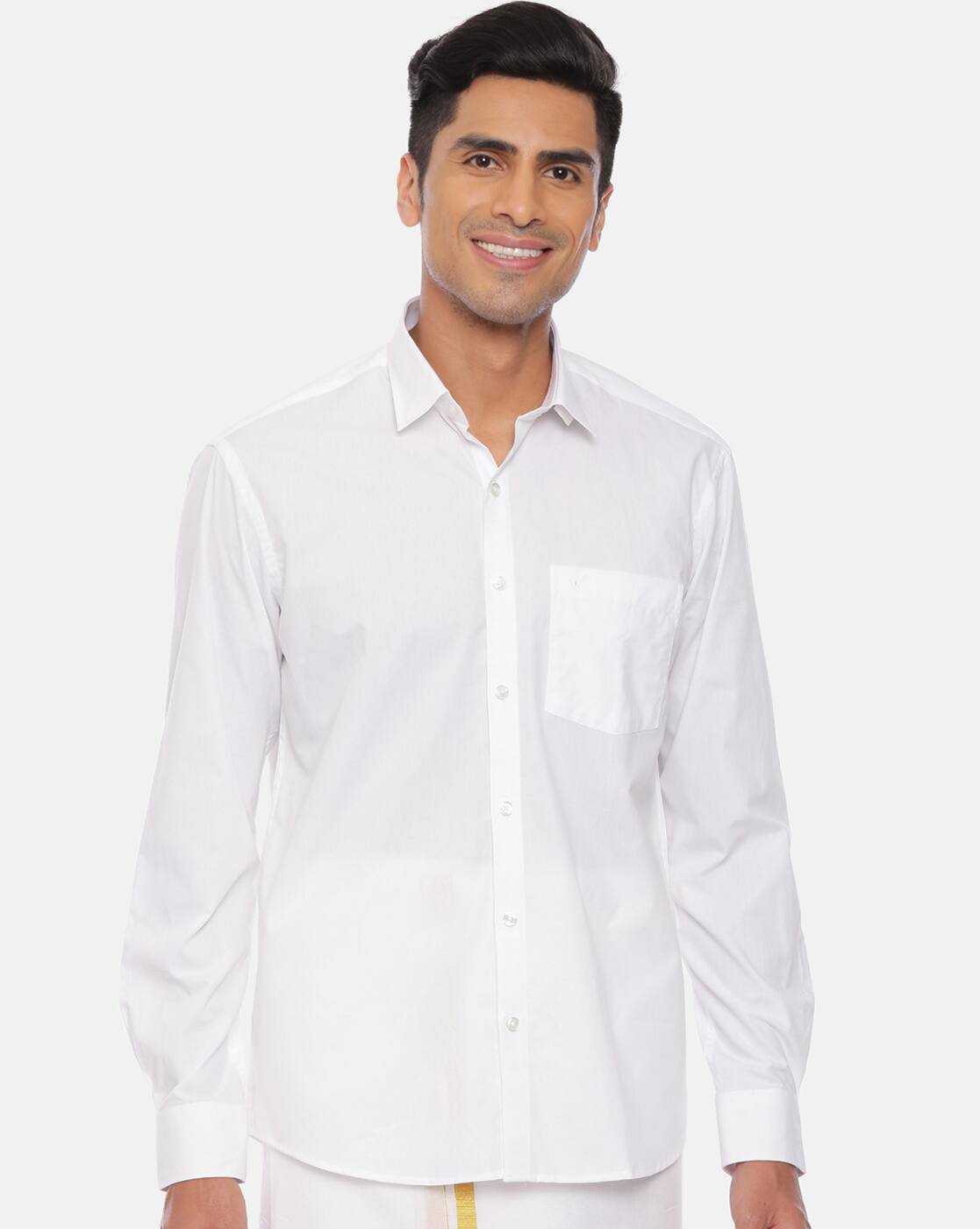 Buy White Shirts for Men by Uathayam 