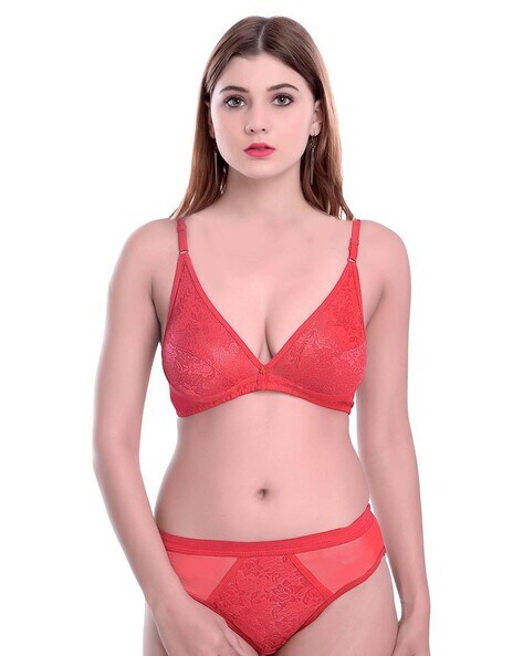 Beach Curve Women Cotton Bra Panty Set for Lingerie Set ( Pack of 1 ) (  Color : Assorted ) Price in India - Buy Beach Curve Women Cotton Bra Panty  Set