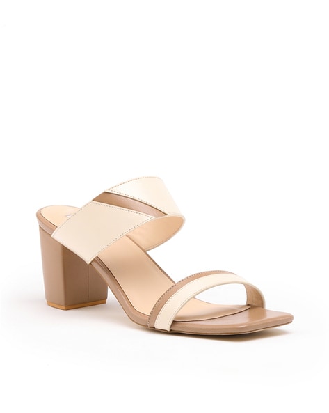 Nude leather sandals hot sale