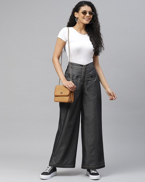 Buy Black Jeans & Jeggings for Women by Tulsattva Online