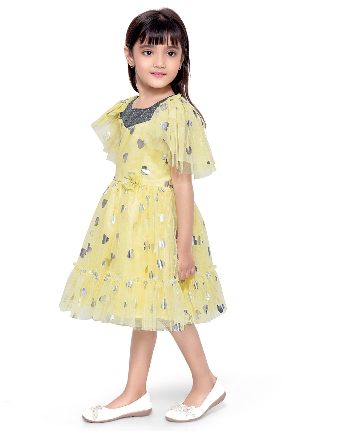 Buy Doodle Girls Midi/Knee Length A-Line Party Dress- Light Pink- 2Y Online  - Lulu Hypermarket India