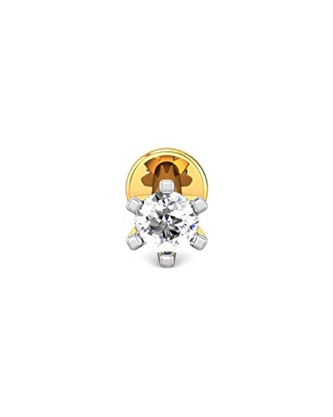 Kalyan jewellers nose pin on sale diamond