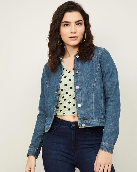 Clara Sunwoo Liquid Leather Jacket - Denim – Hip Chics Boutique