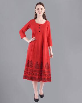 short anarkali kurti
