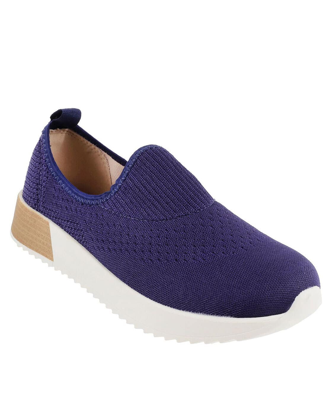 navy blue slip on shoes for women