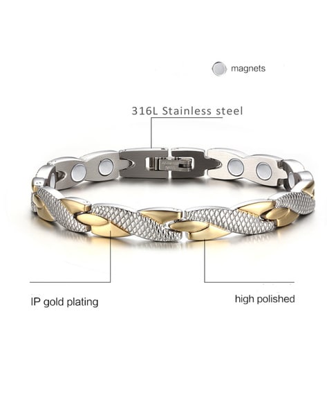 Hot Sale Gold Titanium Magnetic Therapy Bracelet For Arthritis Pain Relief Magnetic  Therapy Healthy Medical Alert ID Bracelets For Men From Mina8868, $5.13 |  DHgate.Com