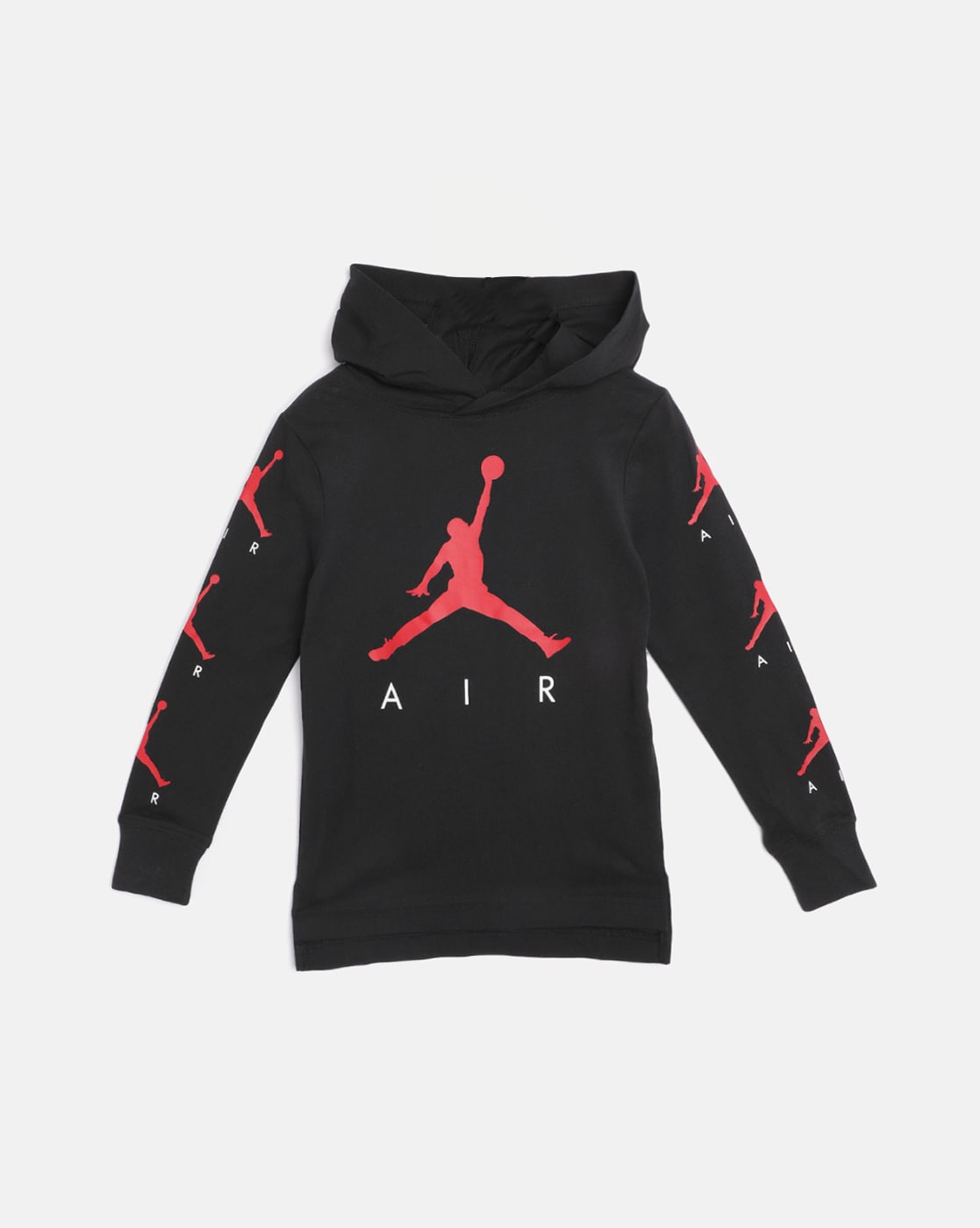 Red air jordan on sale sweatshirt