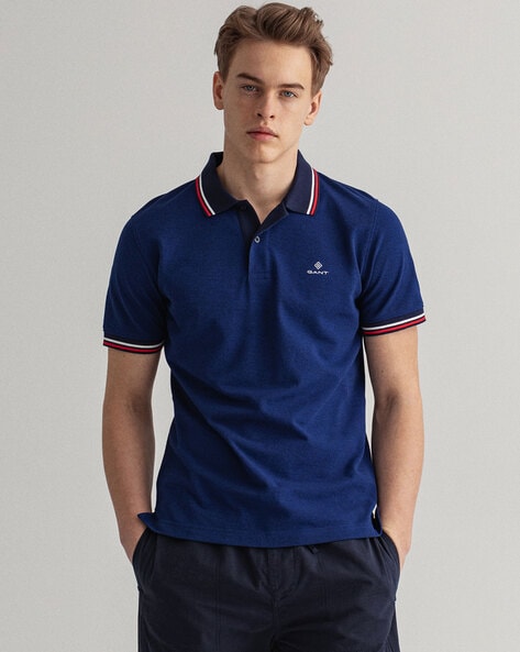 Gant Polo T-shirt with Embroidery