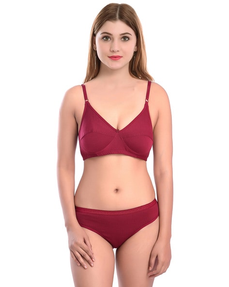 Buy Panth Store Stylish Maroon Non Padded Bras For Women Pack Of 1 Online  In India At Discounted Prices