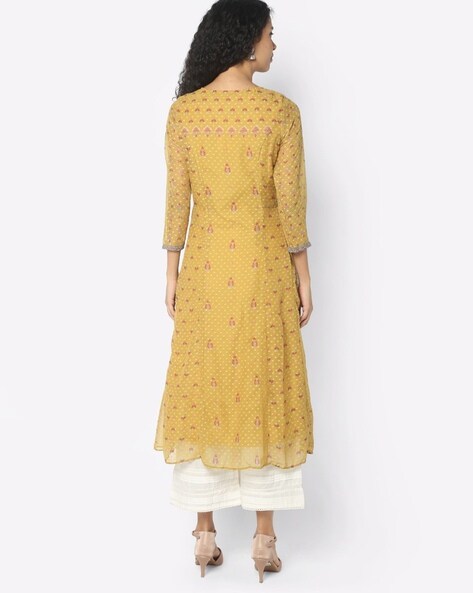 yellow brand kurta