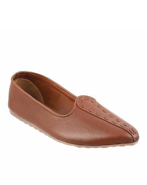 Leather Slip-on Sandals