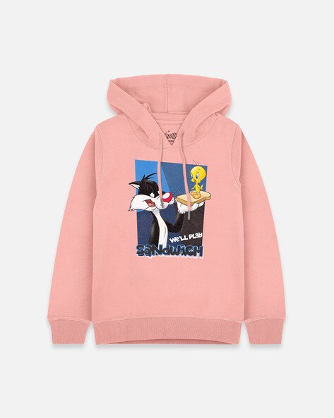 Cartoon on sale printed hoodies