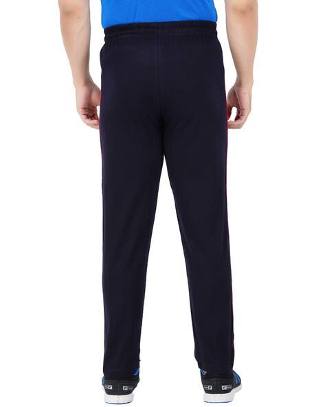 Buy Black \u0026 Navy Blue Track Pants for 