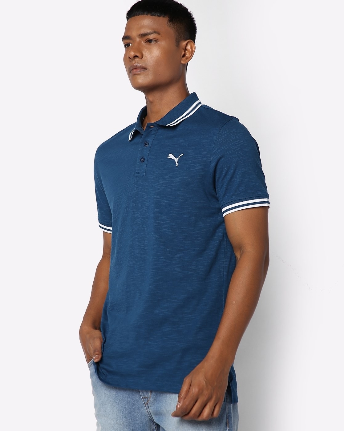 Identitet skak Kalksten Buy Blue Tshirts for Men by Puma Online | Ajio.com
