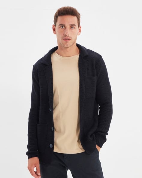 textured cardigan