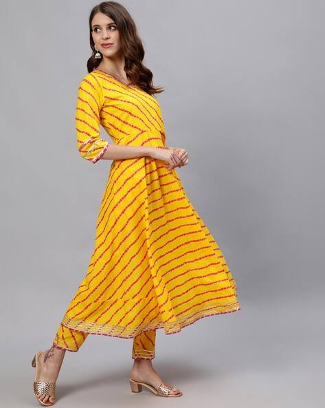 Buy Yellow Kurta Suit Sets for Women by 