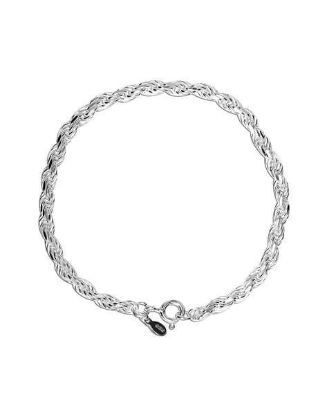 Share more than 66 sterling silver rope bracelet latest - in.duhocakina