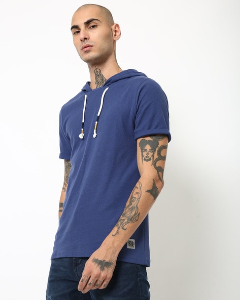 Buy Navy Blue Tshirts for Men by DNMX Online | Ajio.com
