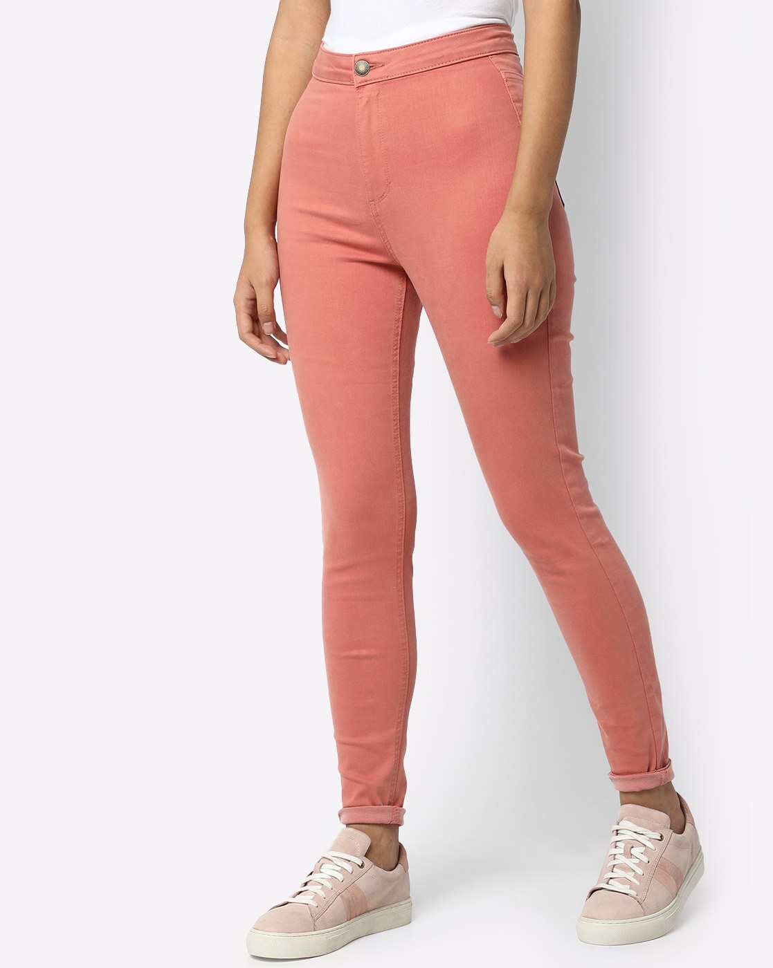 Everitt Skinny Jean - Pink – Haute & Rebellious