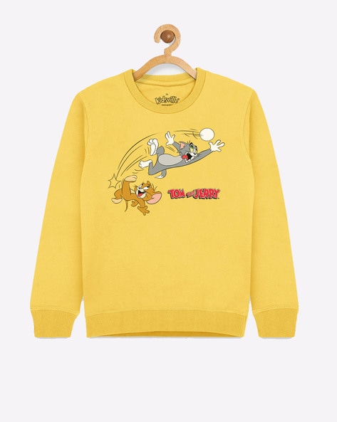 H and outlet m yellow sweatshirt