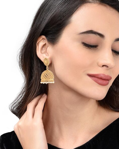 Buy Green kundan polki earrings Online for Women by AURAA TRENDS - 4179739