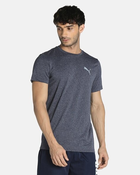 Teams Heather Men's Slim Fit Cricket T-Shirt