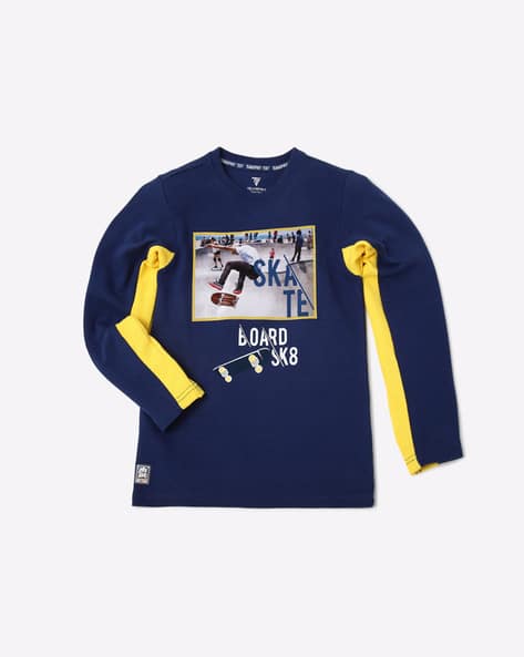 Blue Tshirts for Boys by KB TEAM SPIRIT 