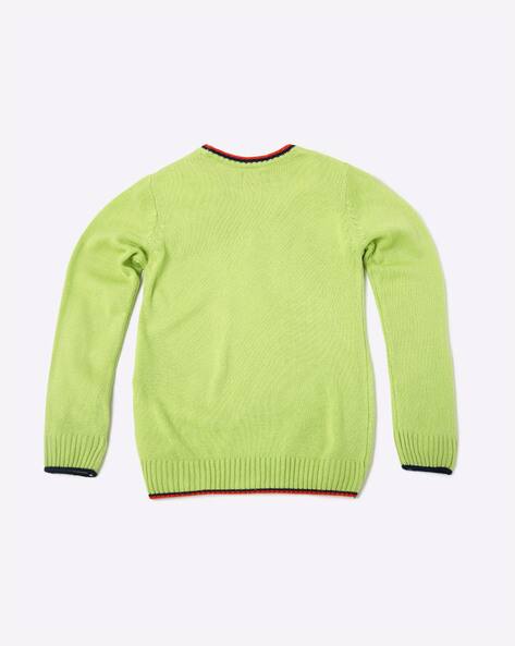 Knitted Round-Neck Sweater view 3