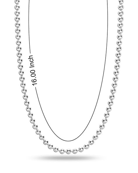Sterling Silver Ball Chain Necklace – Hayden B. Jewelry