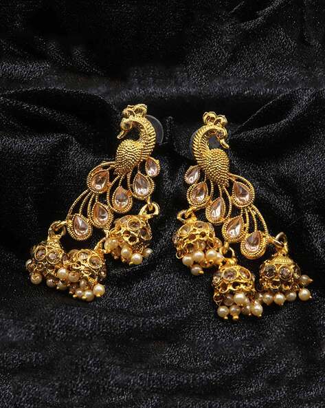 High quality gold earrings for women - ABDESIGNS - 4186342