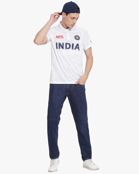 india cricket white t shirt