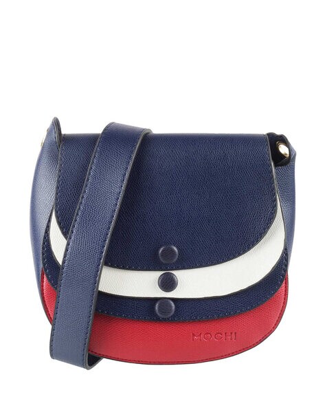 Buy Mochi Women Navy-Blue Shoulder Bag Online