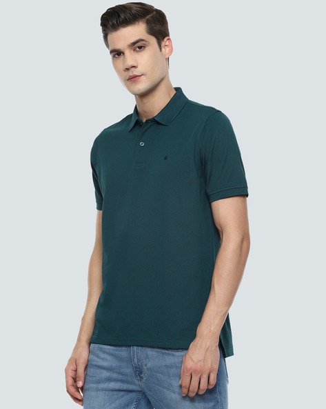 Buy LOUIS PHILIPPE Mens Solid Polo T-Shirt