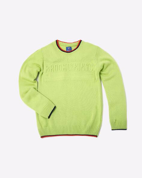 Knitted Round-Neck Sweater