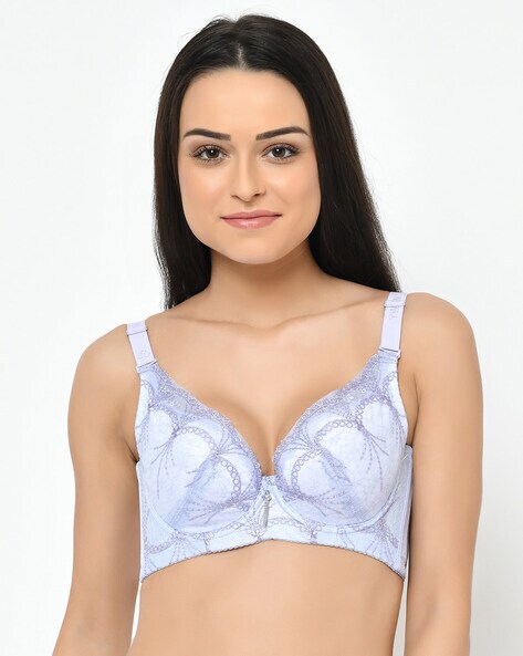 Abstract Print Total Support Bra
