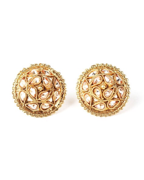 Elegant Gold Antique Drop Earrings