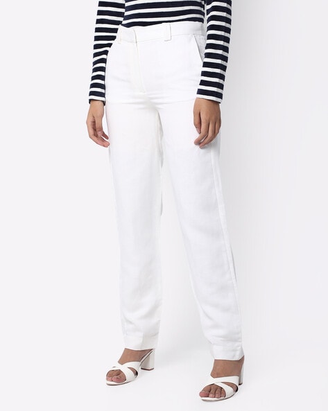 Marks Spencer White Trousers - Buy Marks Spencer White Trousers