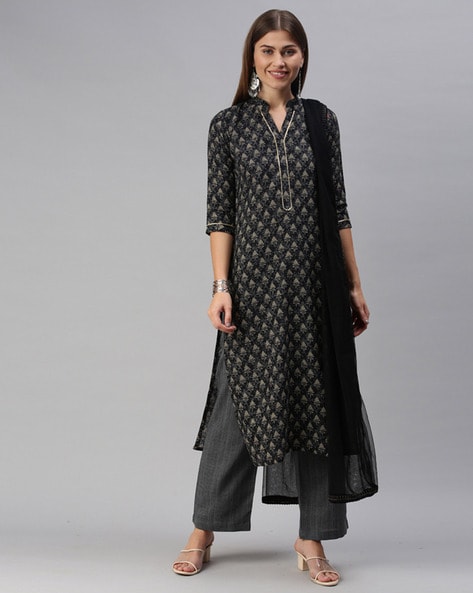 Abstract Unstitched Dress Material Price in India