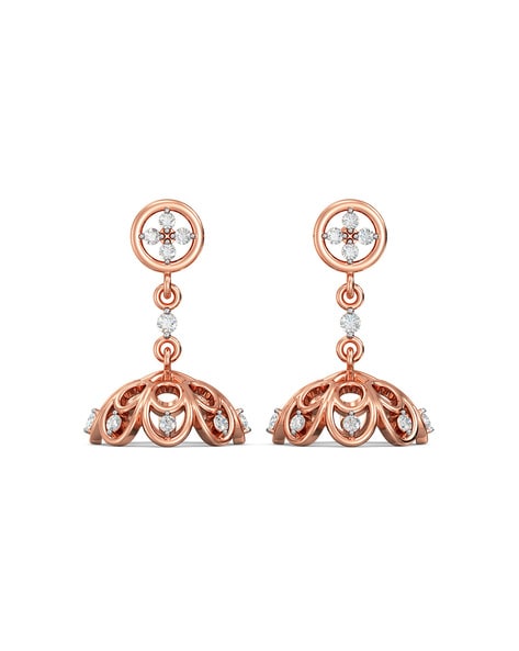 18ct rose gold 6.88ct morganite & 0.79ct diamond drop earrings - Jewellery  from Mr Harold and Son UK