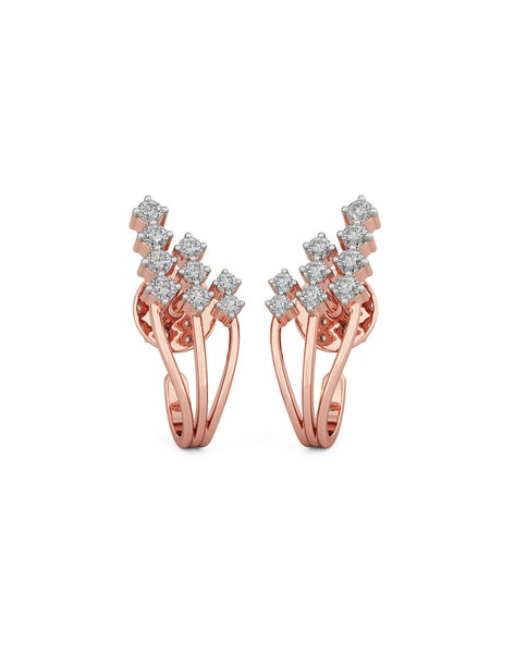 Buy Rose Gold Earrings for Women by Joyalukkas Online | Ajio.com